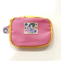 ギャルズ　キャラクターイラスト付きポーチ　りぼん雑誌グッズ