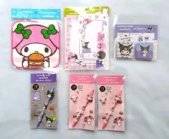 モスワイワイセット マイメロディ・クロミグッズ 5種コンプリート とおまけ