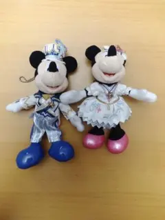 美品】タイムトゥシャイン ミキミニ ぬいば 20周年 ミッキー ミニー