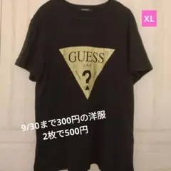 used　GUESS　Tシャツ　黒　XL