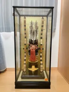 破魔弓 ケース入り 新品未使用 五月人形 金房飾り 縁起物のサムネイル