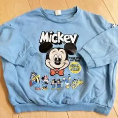 リトシー　ミッキー トレーナー サイズ110 水色