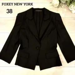 【極美品】フォクシーニューヨーク ロゴ テーラード ジャケット フォーマル 2026年最新】FOXEY NEW YORK レディース テーラードジャケットの人気