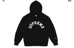 Supreme ブラック フーディ Lサイズ