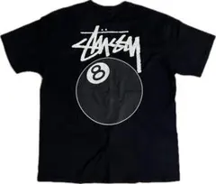 Stussy 8ボールロゴ Tシャツ 黒 XL