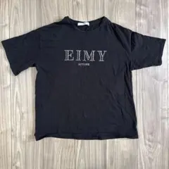 eimy istoire ロゴTシャツ ブラックのサムネイル