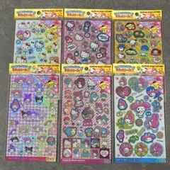 セリア　seria　サンリオ　キラッとシール2　キラキラシール コンプ