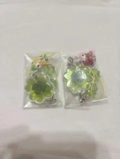 最終価格 サンリオ クローバーストラップ マイメロ ふわふわにゃんこ　2個セット