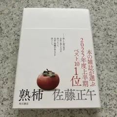 熟柿 佐藤正午 KADOKAWA