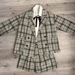 repipi armario チェック柄 セットアップ セレモニー 卒業式レピピ