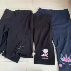 キッズレギンスセット 120cm~ 黒