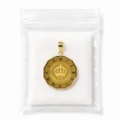 24金×18金】トイプードル チャーム ネックレス ペンダント K24 K18