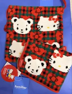 完売品】familiar ファミリア キティ ハンカチ2枚セット - メルカリ
