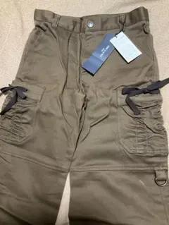 COMME CA ISM カーゴパンツ オリーブ