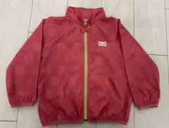 ニットプランナー　ドット柄ピンクジャケット　ウィンドブレーカー