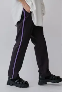 Lui's トラックパンツ サイドライン パープル Sサイズのサムネイル