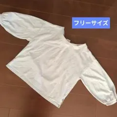 earth music & ecology ホワイト五分袖トップス