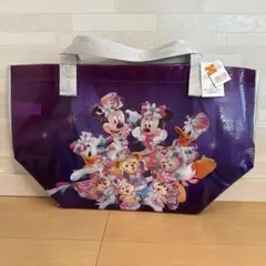 香港ディズニー ミッキーマウス 20周年記念 エコバッグ 紫