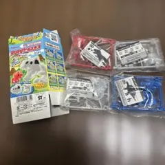 恐竜組み立てキット 白赤青セット ほねほねザウルスキッズ まとめ売り 4