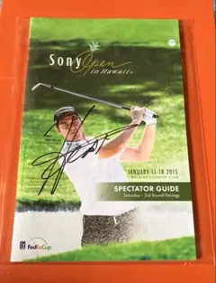 松山英樹　直筆サイン　フラッグ　タワーチャンピオンシップ2016 2025年最新】松山英樹サインの人気アイテム - メルカリ