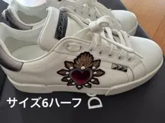 ドルチェ&ガッバーナ　DOLCE＆GABBANAローカットスニーカーホワイトのサムネイル