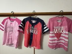 【福岡ソフトバンクホークス ユニフォーム 3着セット レディース　Mサイズ】