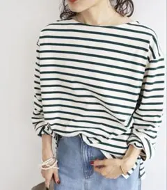 ルクールブラン　バスクボーダーロンT