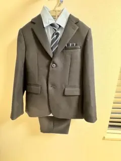 【美品】男子 濃紺フォーマル4点セット 130サイズ