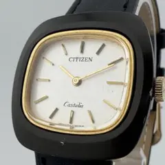 希少 稼働品✨CITIZEN CASTALIA メンズ 腕時計 75年 手巻き