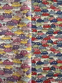 リバティプリント カーズ タナローン 2種 Cars CHECK&STRIPE