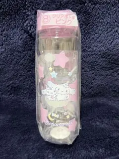 シナモンくじ 耐熱クリアボトル ピンク