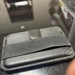 【SINJMORU】MagSafe対応 カードケーススタンド　ブラック