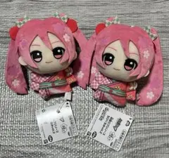 初音ミクシリーズ ちびぐるみ vol.2 桜ミク 2個セット！ ぬいぐるみ