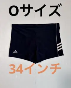 K*y様 中古品　adidas スイムショーツ　Oサイズ　黒　美品　水着　ショーのサムネイル