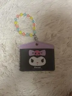 Kuromi キーホルダー カード入れ 定期入れ