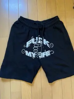 fuck my life ハーフパンツ - メルカリ