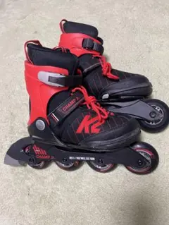 K2 CHAMP Jr. インラインスケート プロテクター3点セット付き