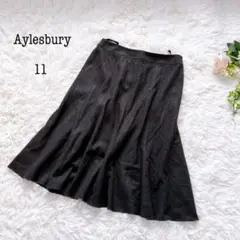 【美品】アリスバーリー　フレアスカート　上品 清楚系 冠婚葬祭 通勤 オフィス