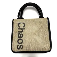 chaos 付録　カオス　ミニ　トートバック　ジュート素材のこでかけ　BAG