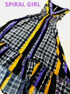 【美 品】SPIRAL GIRL ノースリーブ ワンピース
