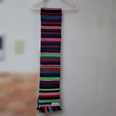 INVERALLAN・マフラー・マルチボーダ・ピュアニューウール