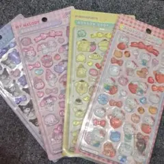 ボンボンドロップシール　ぷくぷくシール　サンリオ