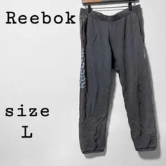 リーボック【L】ロゴ入り スウェットパンツ ジョガーパンツ 綿100% 古着のサムネイル