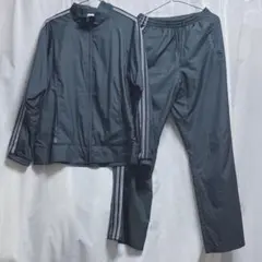 adidas アディダス　撥水　ウィンドブレーカー　ジャージ　上下　ブラック