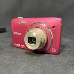 超美品】 ニコン Nikon COOLPIX S3300 ストロベリーピンク - メルカリ