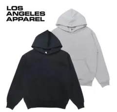 LOS ANGELES APPAREL ブラックパーカー　14oz