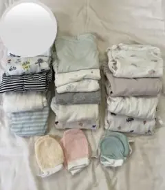 【美品】　ベビー肌着　17 点セット