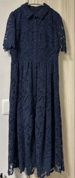 【美品】Estella.K エステラケー ネイビー レース ワンピース