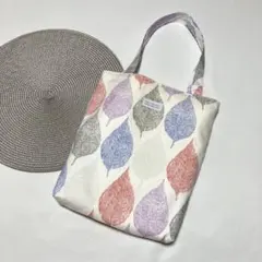トートバッグ　サブバッグ　マチあり　ポケットあり　ハンドメイド