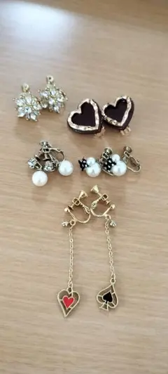 ノンホールピアス イヤリング